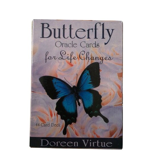 Butterfly Oracle Cards For Life Changes By Doreen Virtue  44-Card Deck With Guid - Picture 1 of 2